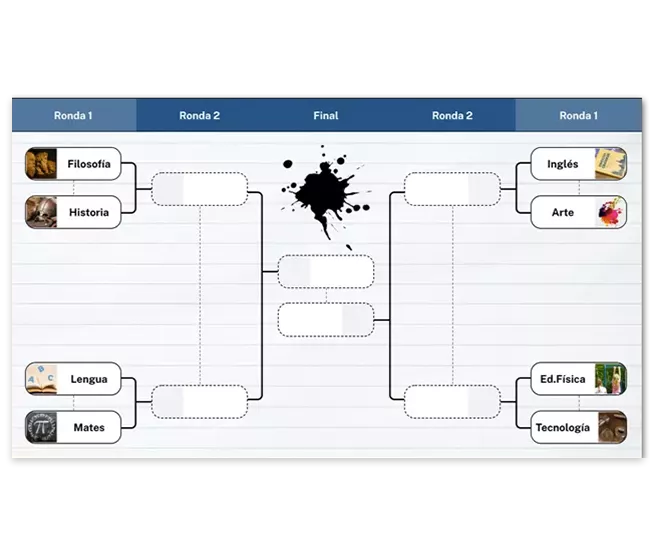 Torneo por eliminatorias de la Vuelta al Cole (Asignatura favorita)