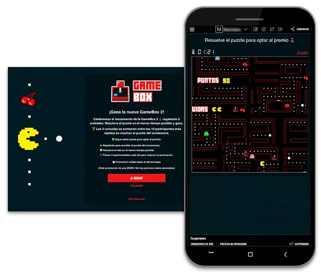 Puzzle difícil con ranking y registro previo