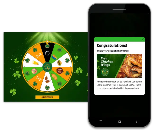 St. Patrick's Day Prize Wheel