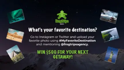 Travel: Mention + Hashtag Contest