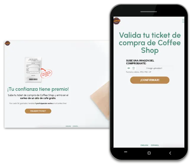 Validar tíquets de compra con OCR para sorteo final