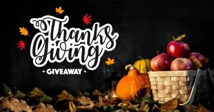 Thanksgiving Instagram Giveaway