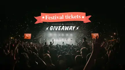 Festival tickets Instagram Giveaway