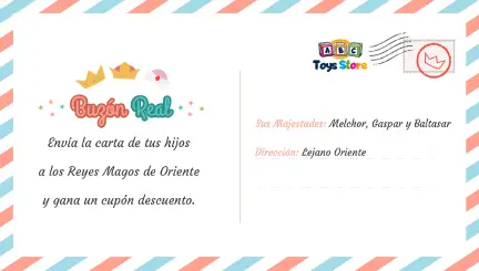 Buzón Real - Envía tu carta a los Reyes Magos y recibe tu cupón