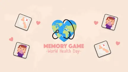 World Health Day Memory game