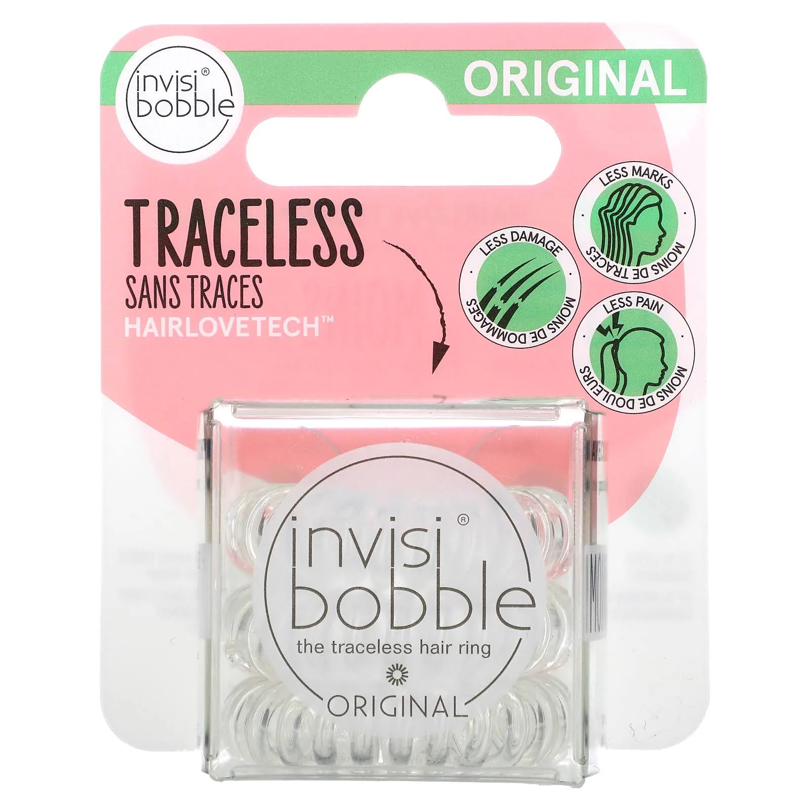 invisibobble® EXTRA HOLD Crystal Clear