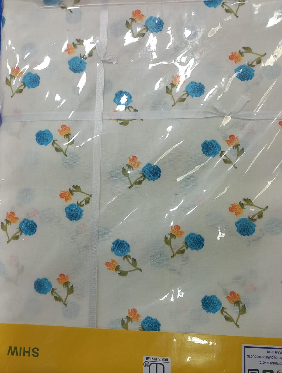 COTTON BED COVER WITH PILOW COVER