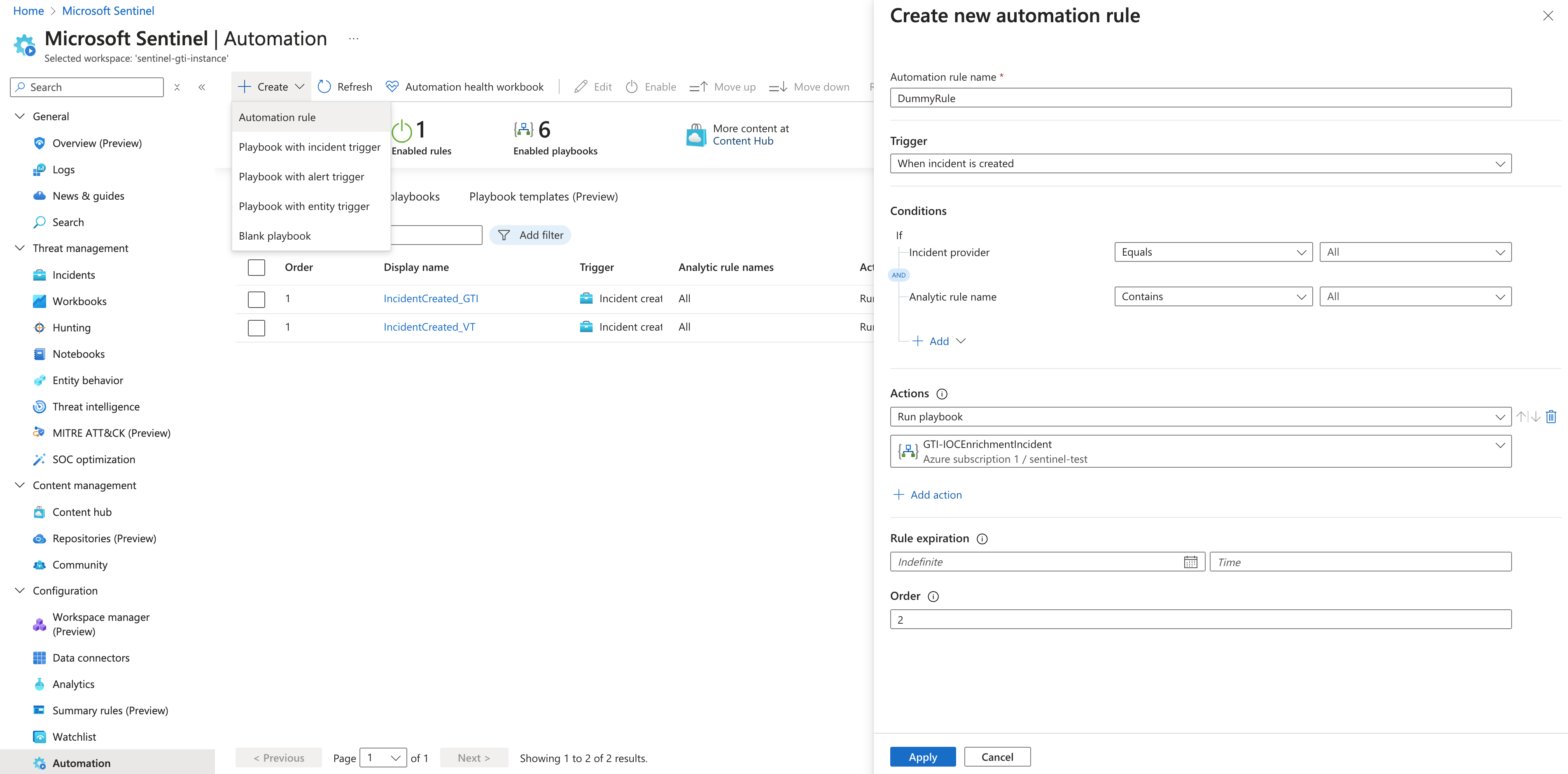 Automation Dashboard
