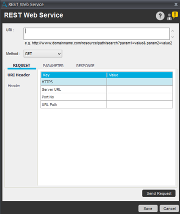 Rest Web Service window 1