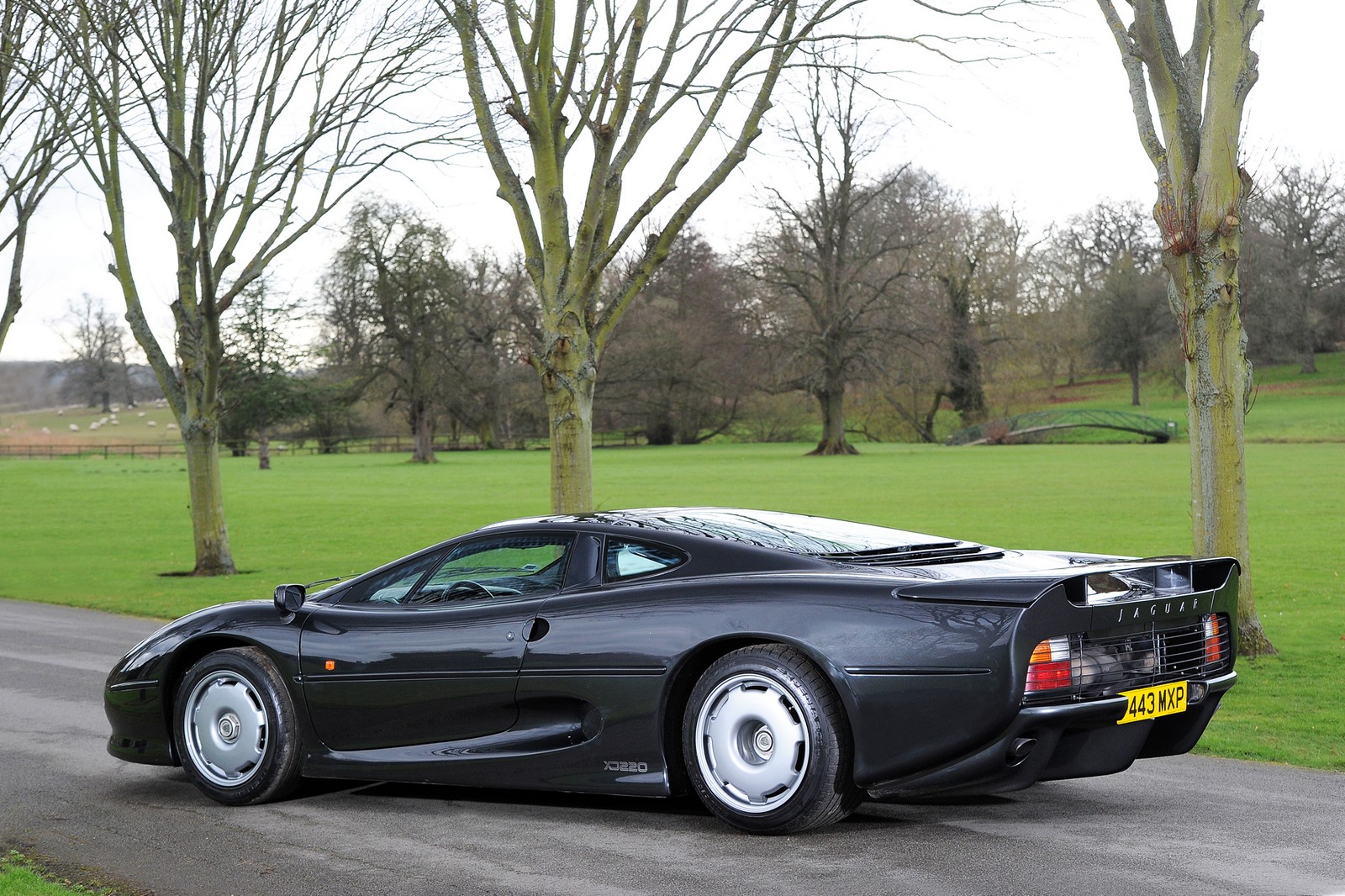 Jet Black Jaguar XJ220 Headed for Historics at Brooklands Auctions
