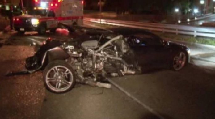 Audi r8 crash