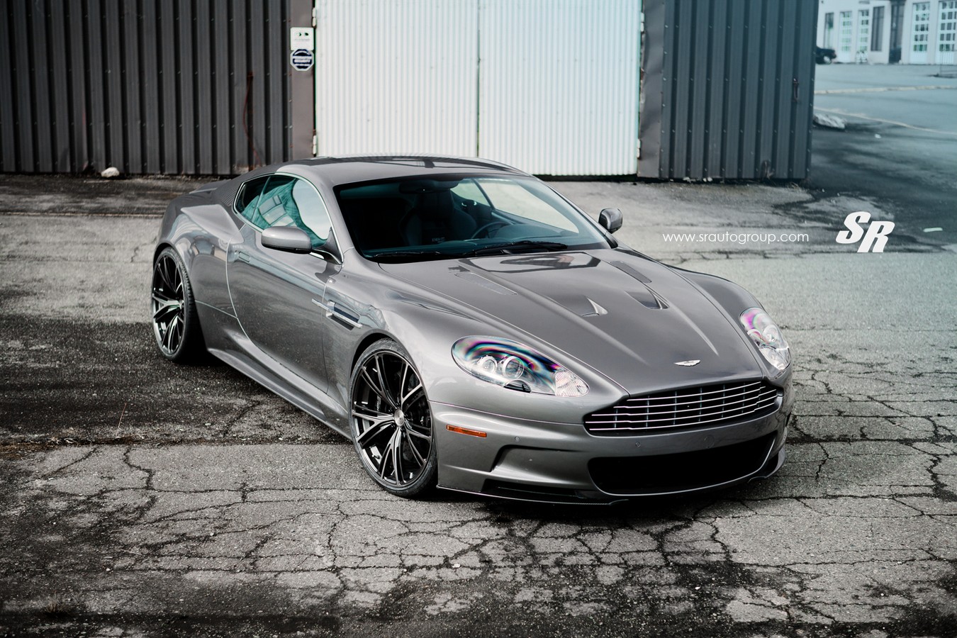 Space Gray Aston Martin DBS with PUR 9INE Wheels - GTspirit