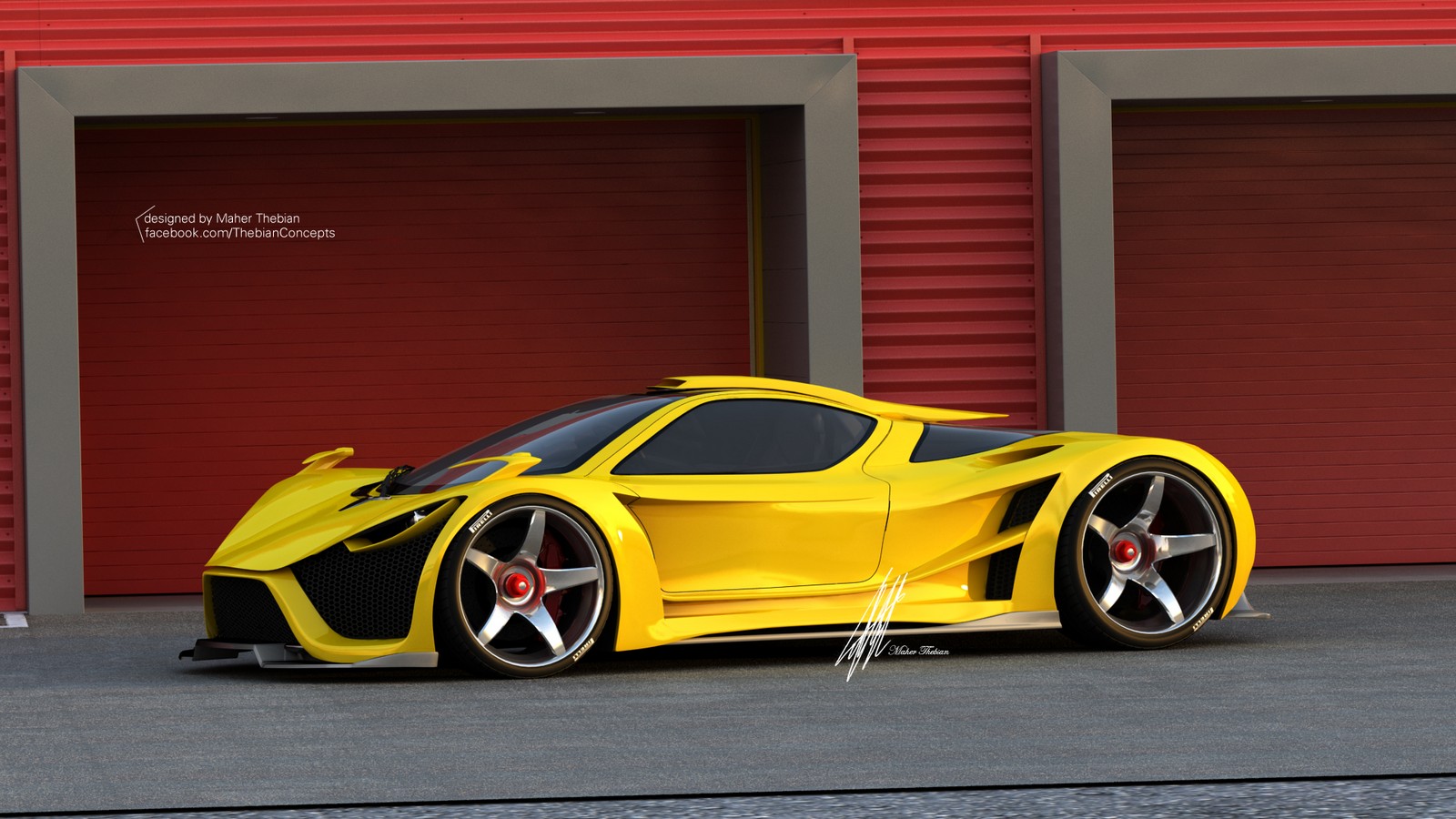 Render Scorpion Supercar by Thebian Concepts GTspirit