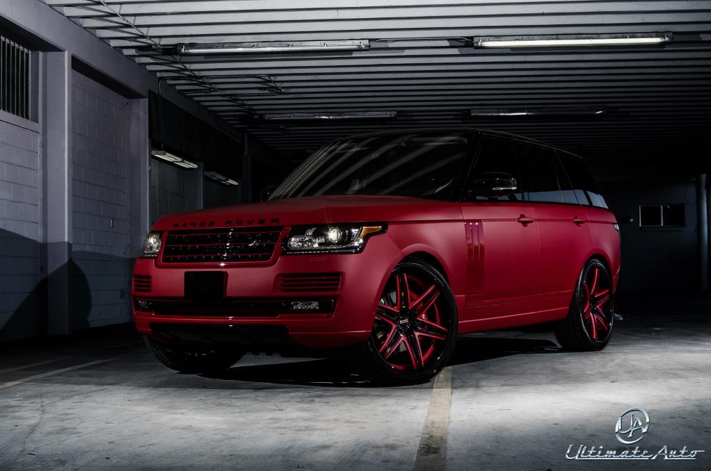 Matte Red Range Rover Celebrity Auto Edition by Ultimate ...