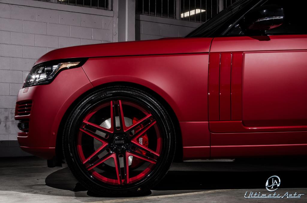 Matte Red Range Rover Celebrity Auto Edition by Ultimate Auto - GTspirit