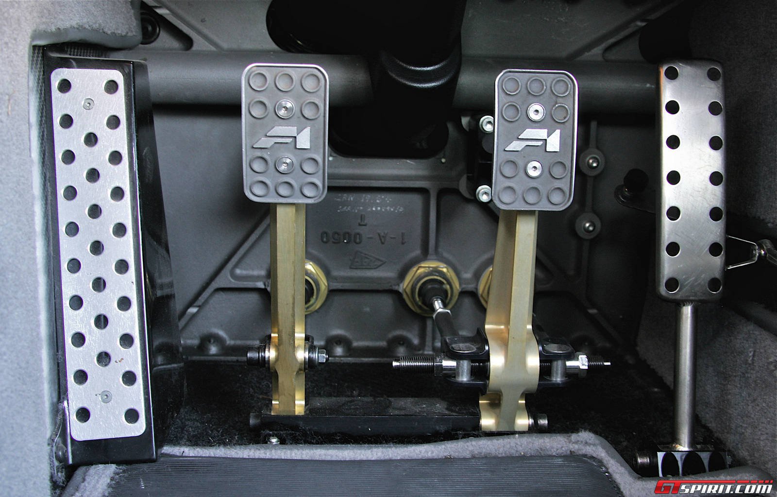 f1 brake pedal travel