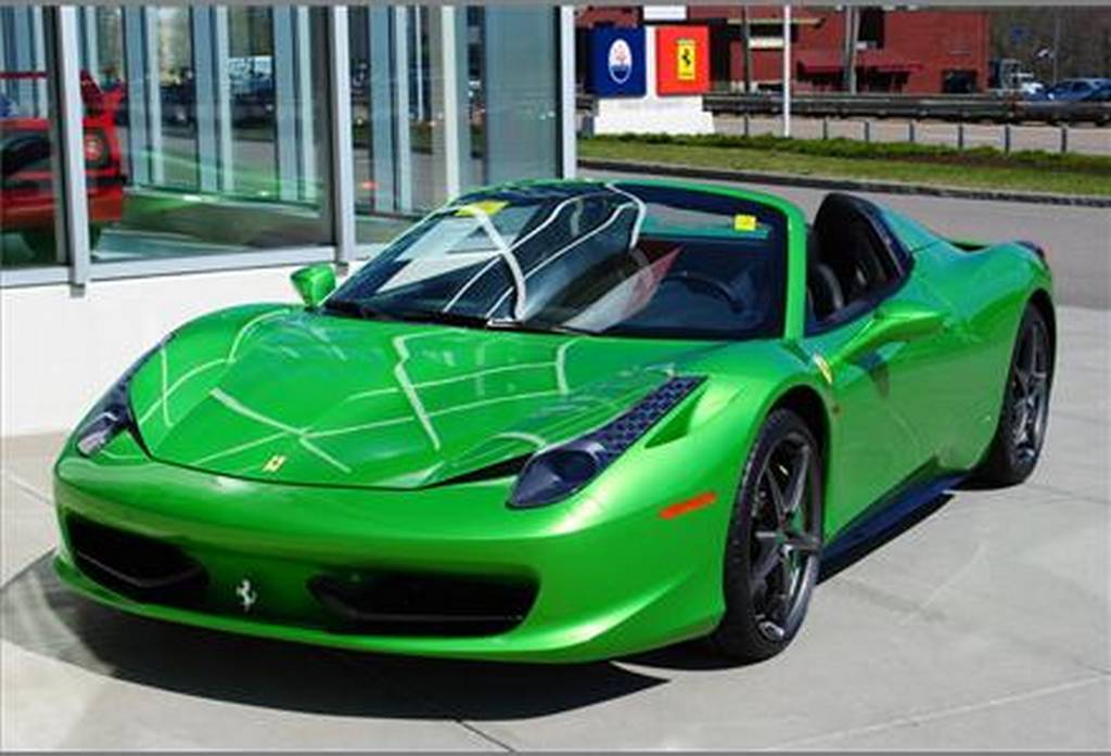 For Sale Verde Kers Lucido Green  2012 Ferrari  458 Spider 