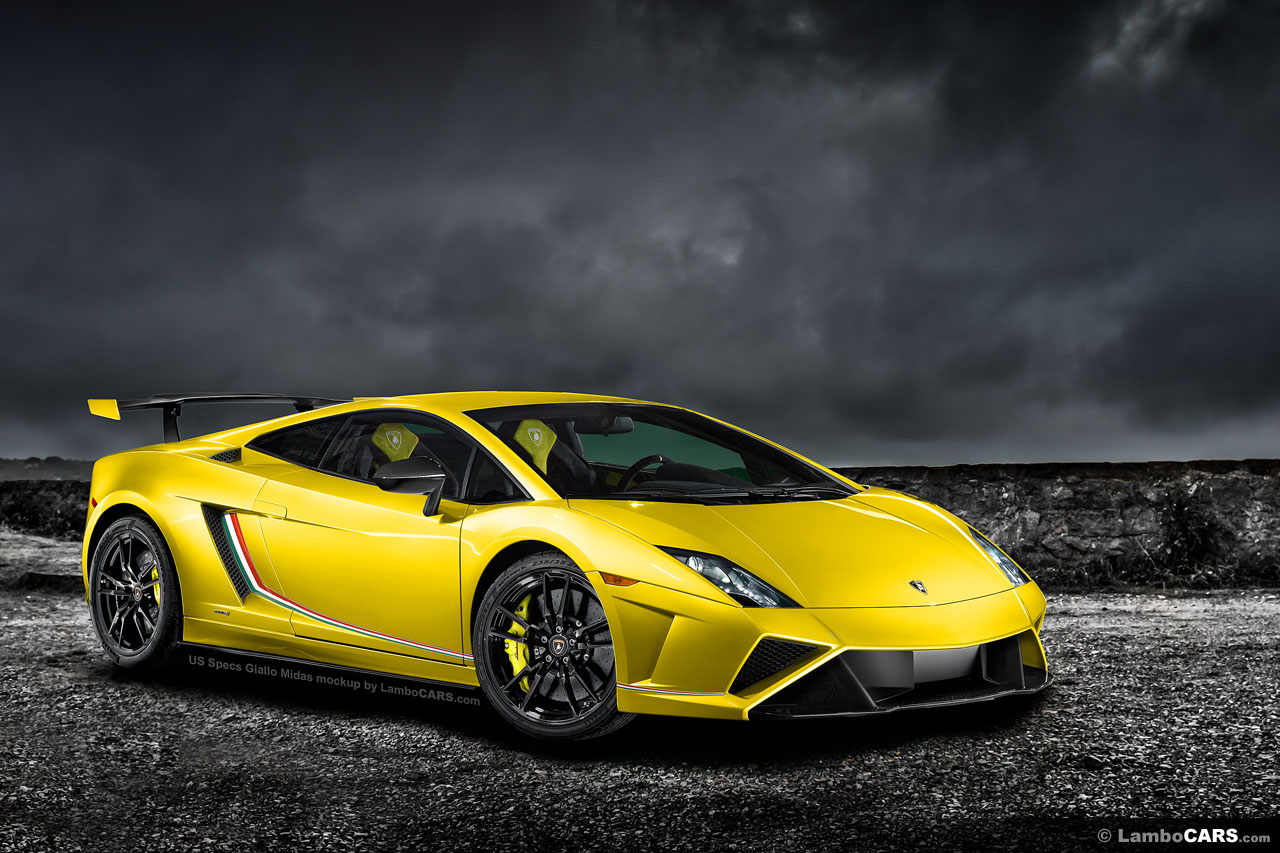 Lamborghini Gallardo Yellow Roadster