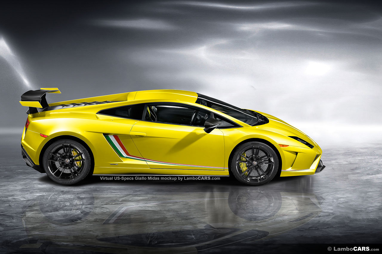 Lamborghini Gallardo 2013 желтая