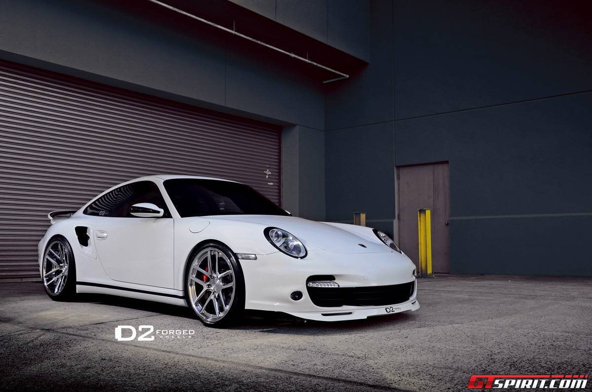 White j white porsche