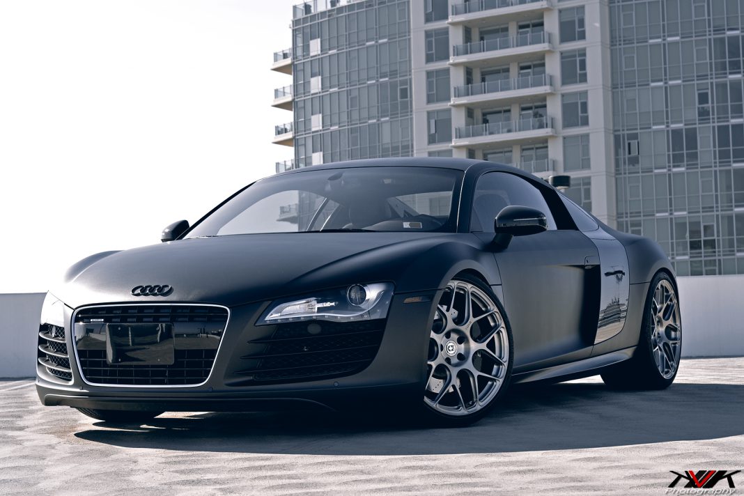 Audi r8 black matte