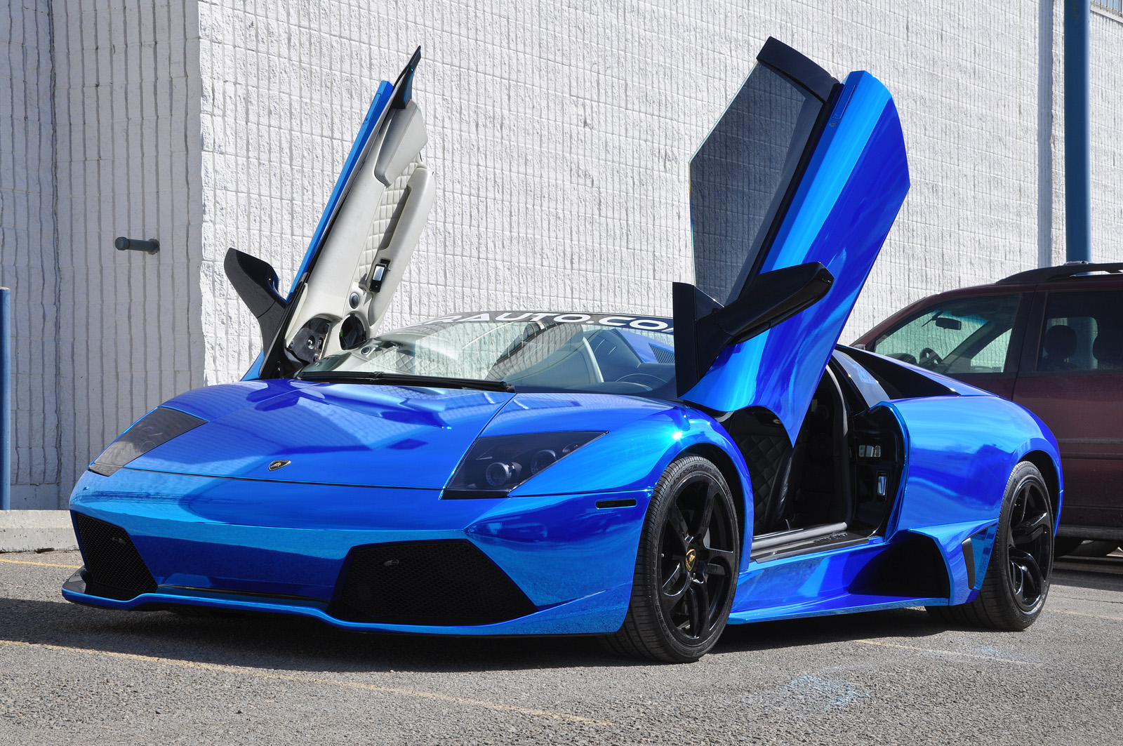 Incredible Chrome Blue Lamborghini Murcielago Gtspirit