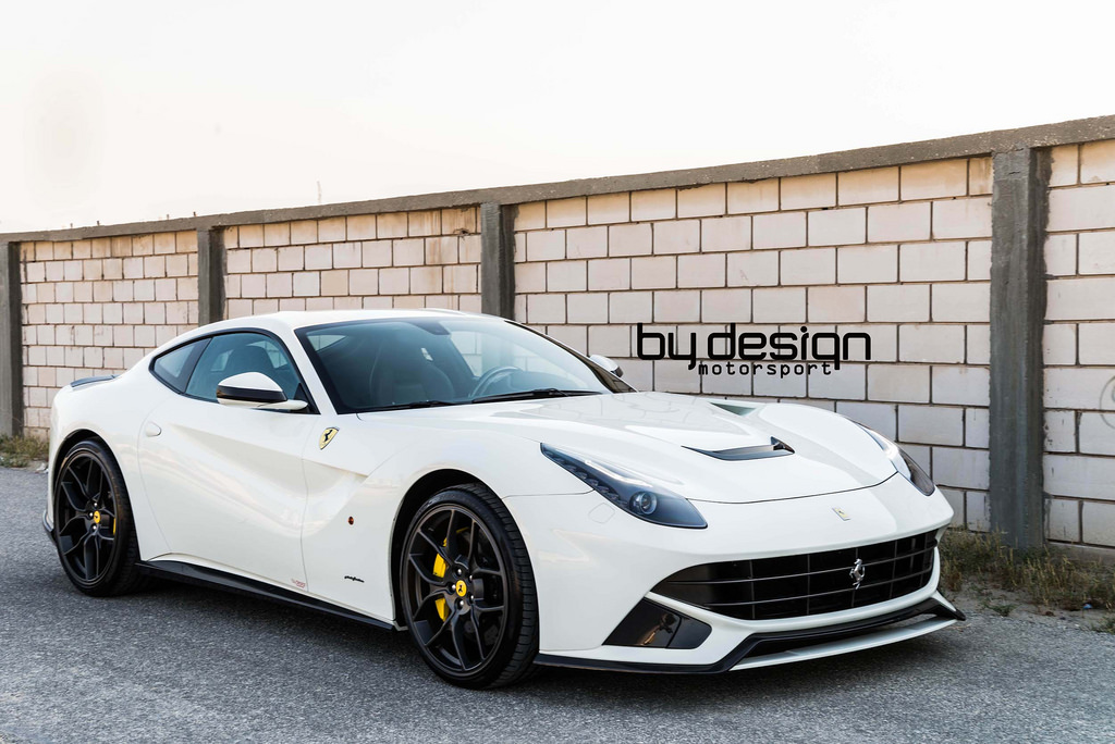 White Ferrari F12 by ByDesign Motorsports GTspirit