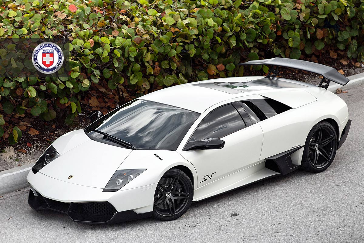 Stunning Matte White Lamborghini Murcielago SV on HRE Wheels  GTspirit