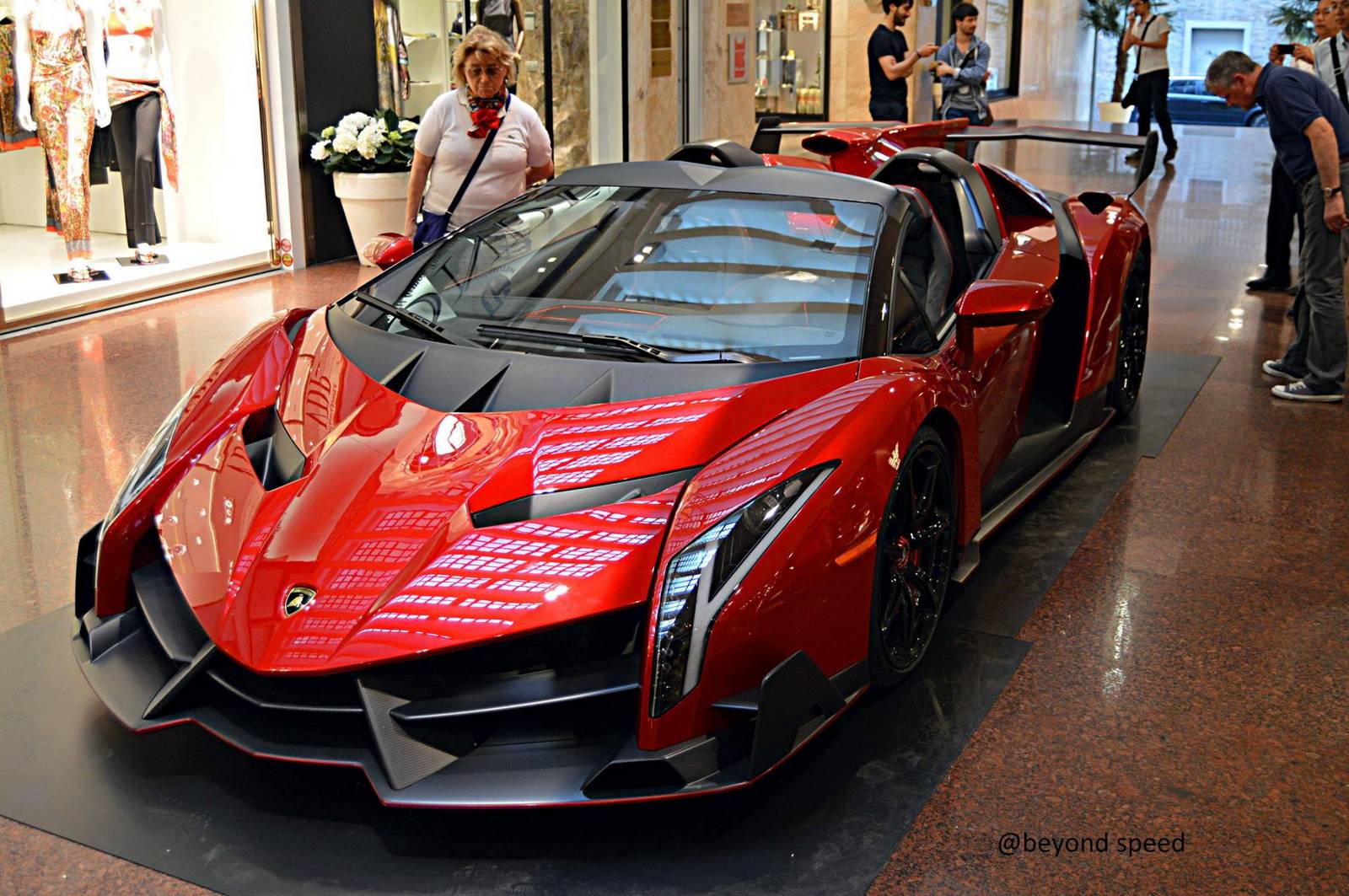 Lamborghini Veneno Roadster Spotted in Bologna - GTspirit