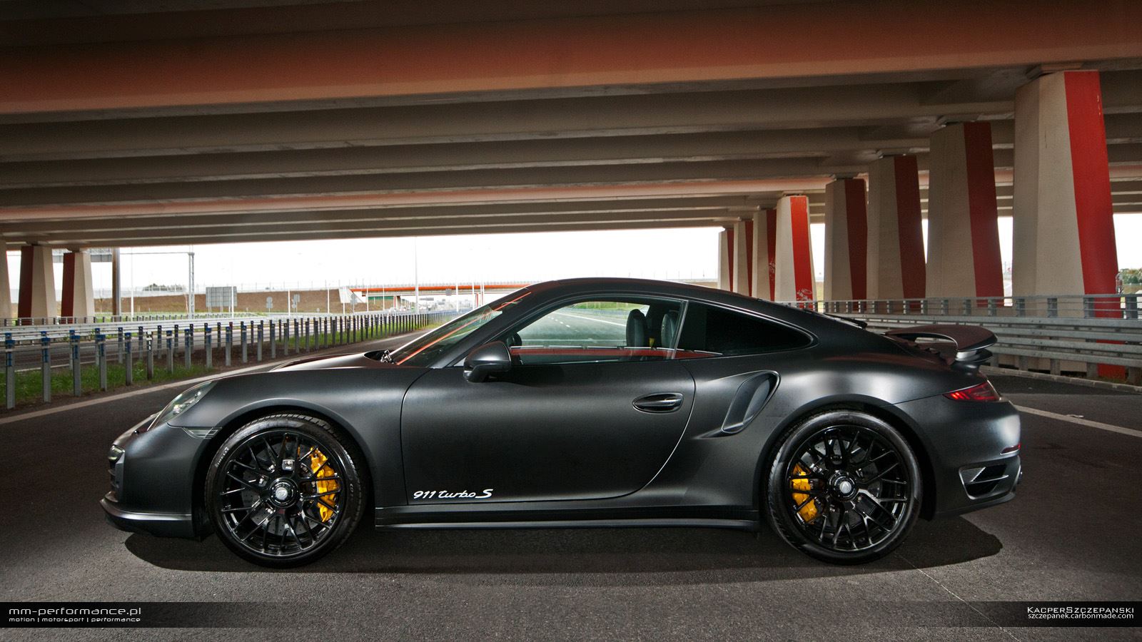 Matte Black Porsche 911 Turbo S by MMPerformance GTspirit