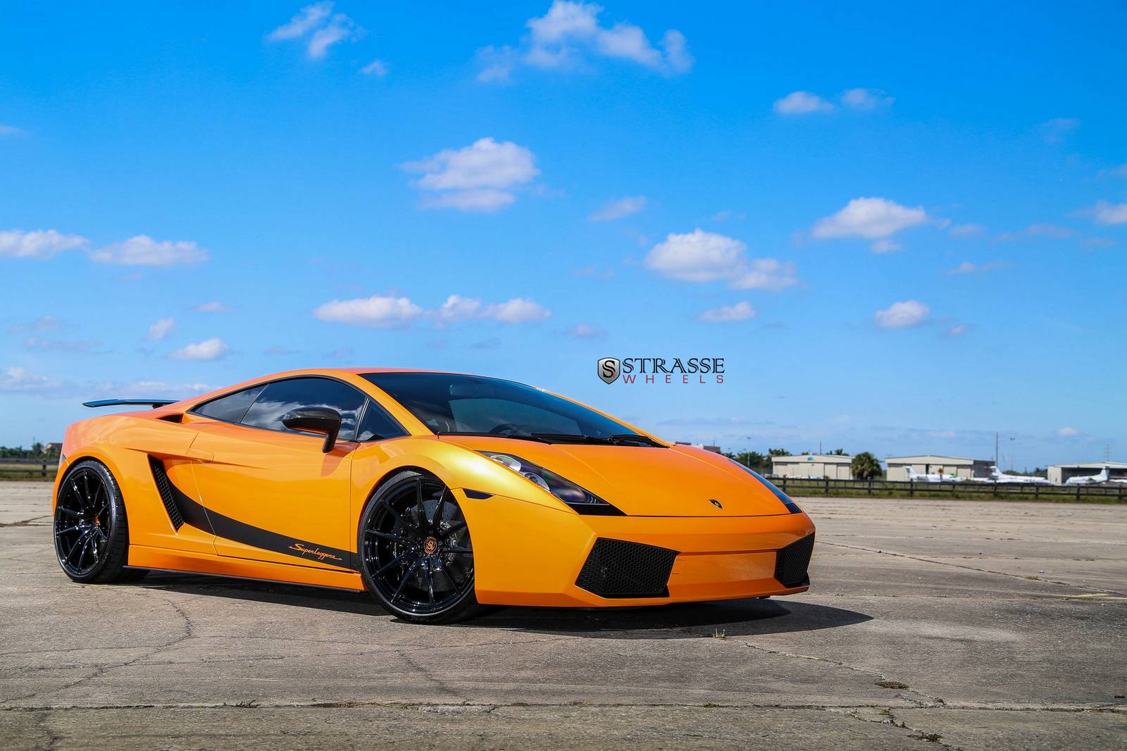 Arancio Borealis Lamborghini Gallardo Superleggera with 