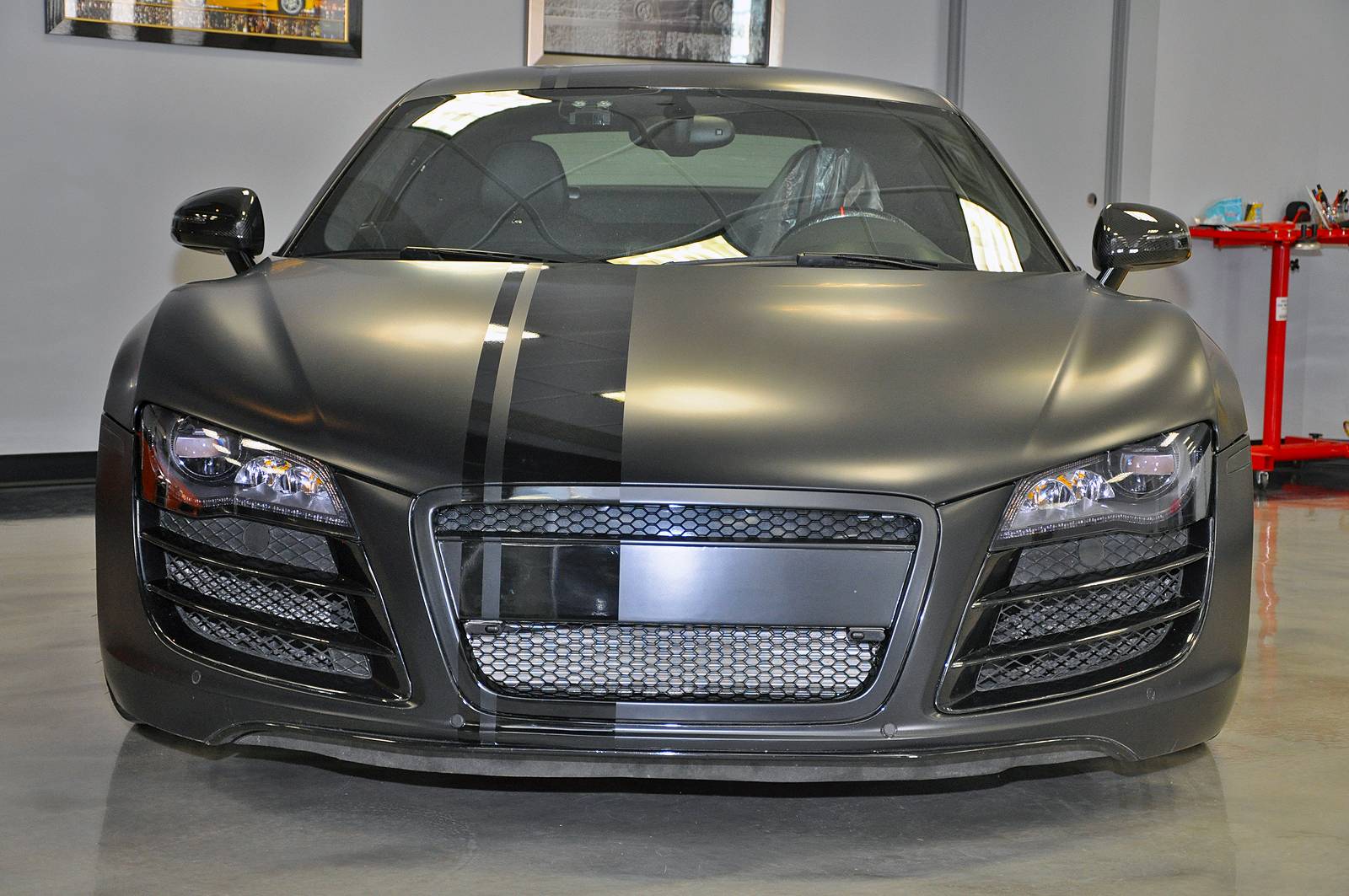 Audi r8 black matte