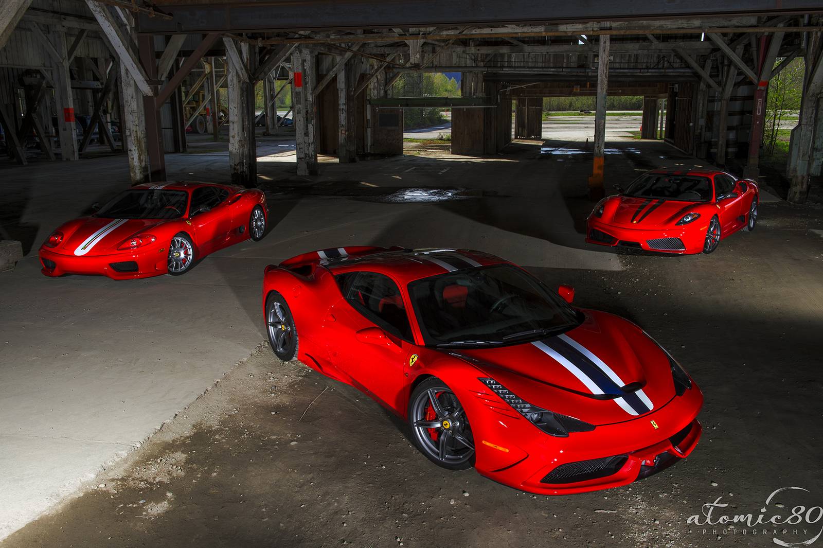 Ferrari 458 Speciale 430 Scuderia And 360 Challenge Stradale