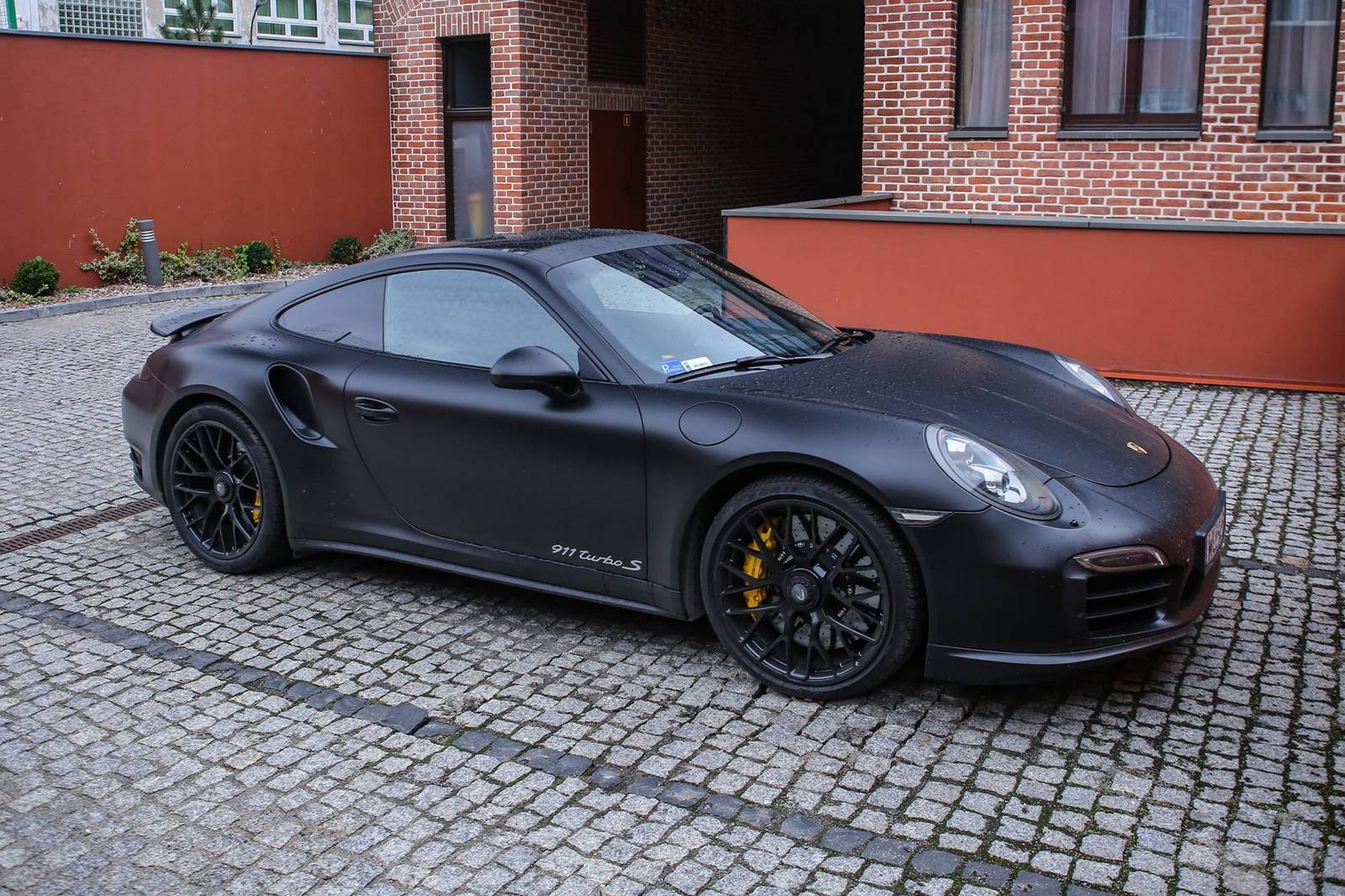 Stunning Matte Black Porsche 911 Turbo S! GTspirit