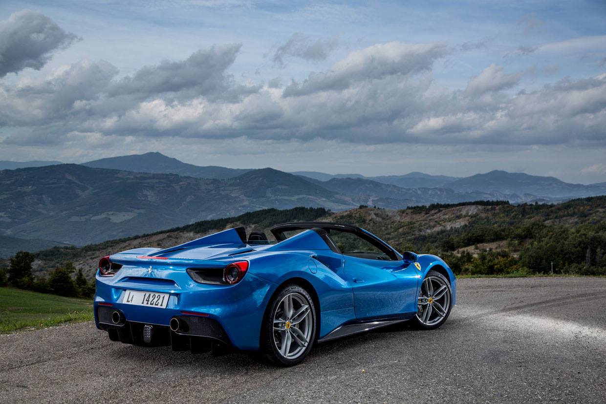 Stunning Ferrari 488 Spider Top Down Pictures! - GTspirit