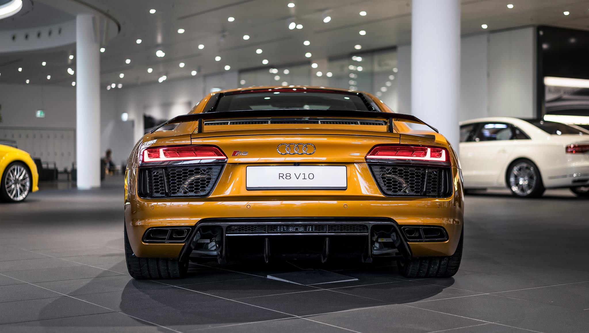 Orange Perleffekt Audi R8 V10 Plus By Audi Exclusive Gtspirit 7550