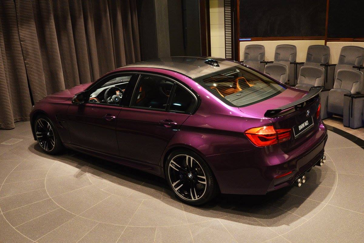 BMW m5 Twilight Purple