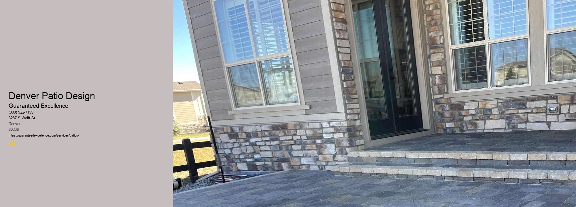 Denver Patio Design