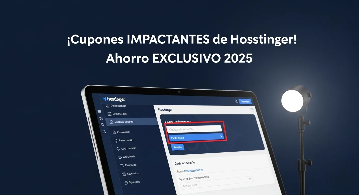 Captura de pantalla del carrito de compra de Hostinger donde se destaca el campo para introducir un cupon descuento hostinger.