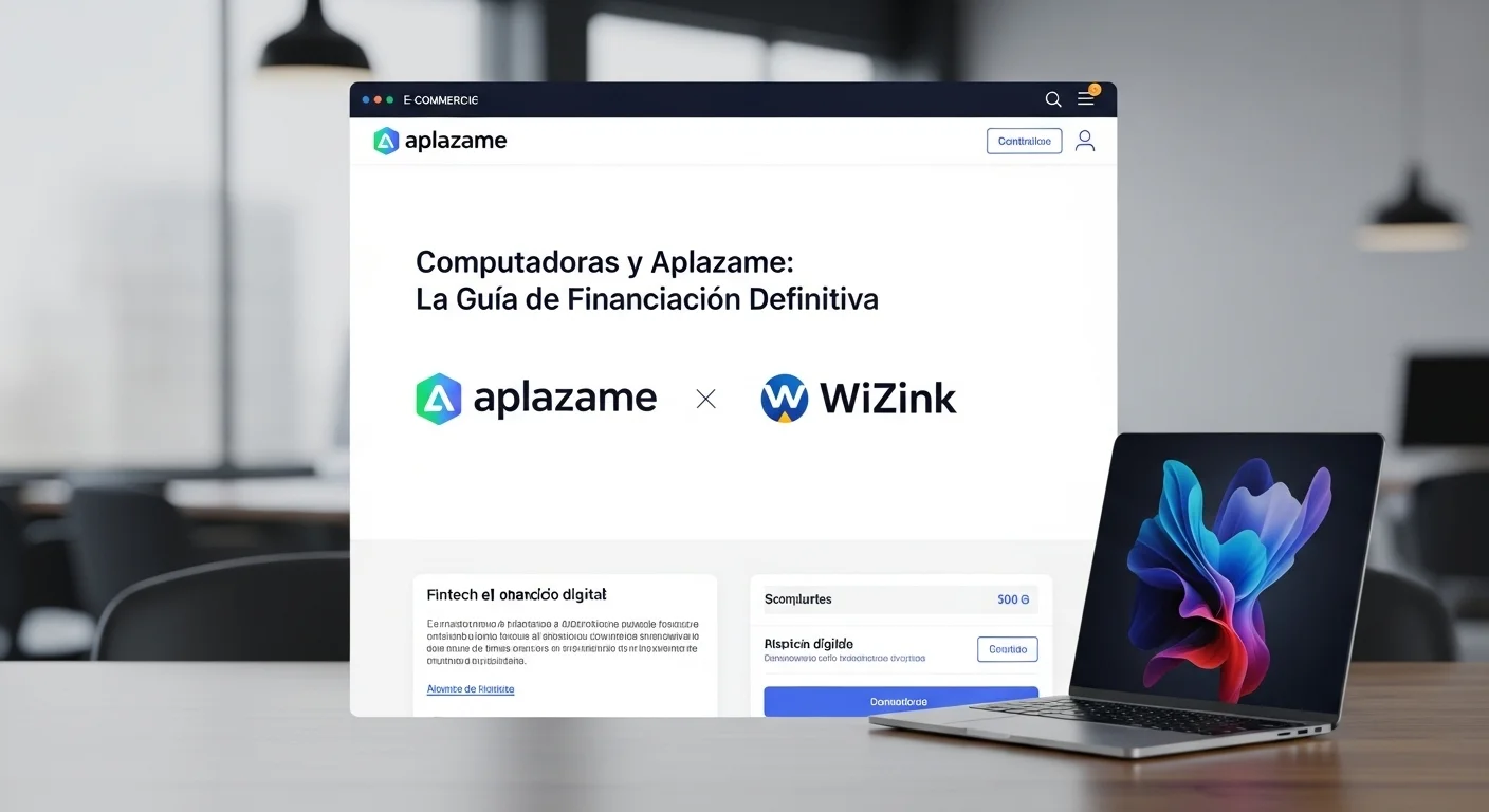 Logotipo corporativo de Aplazame y WiZink, simbolizando la fusión de la fintech con el banco digital.