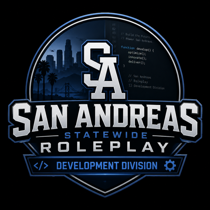 San Andreas Roleplay | Developer Application