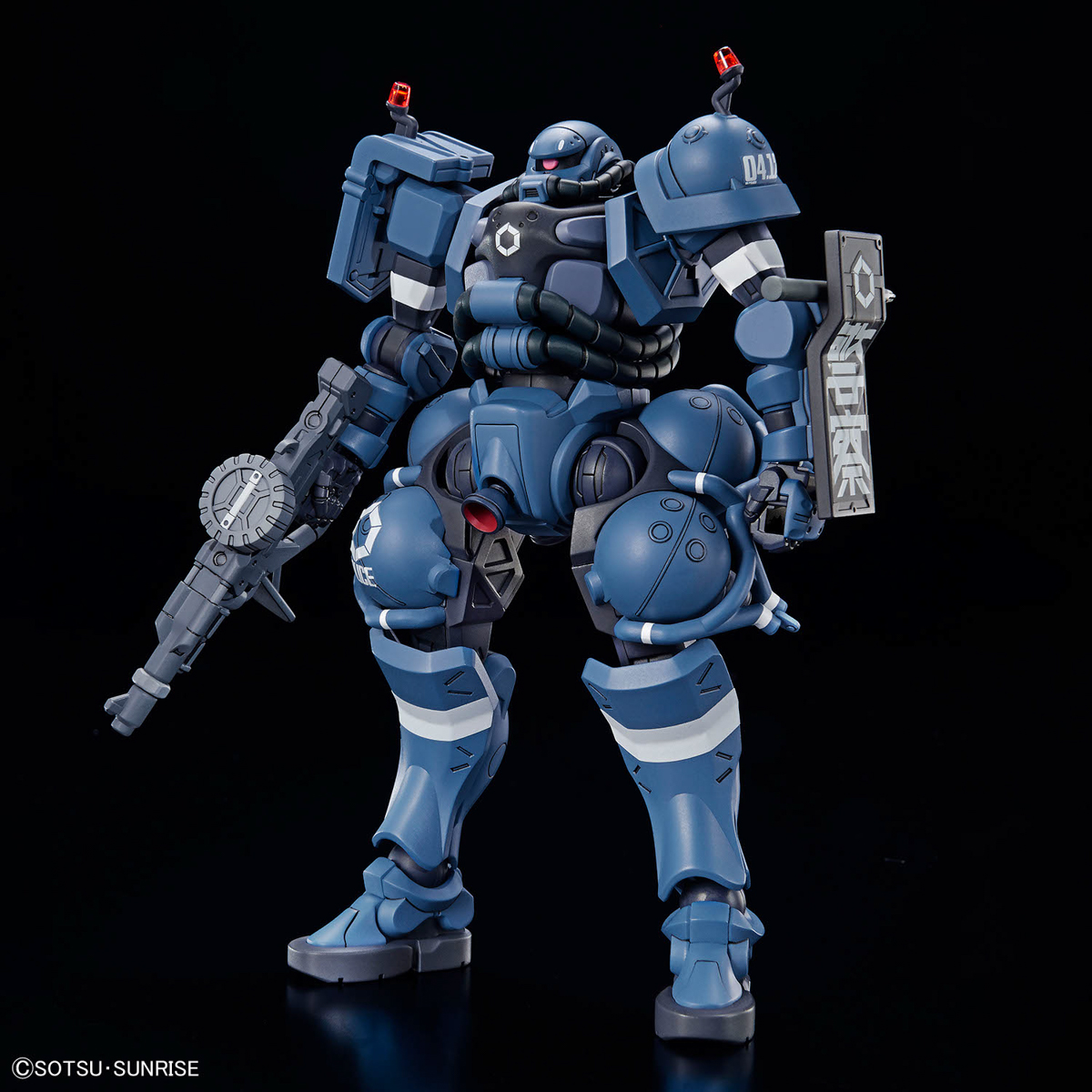 機動戦士Gundam GQuuuuuuX」より「軍警ザク」、「赤いガンダム