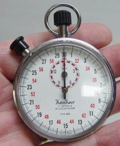 A stopwatch