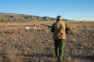 Hunter in the field