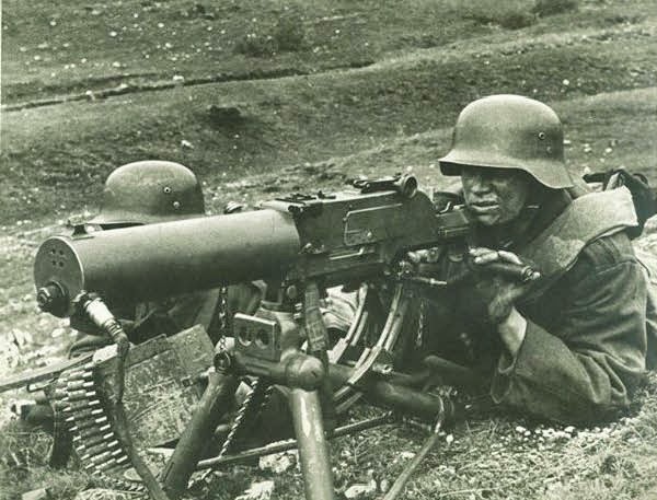 The Maschinengewehr 08, or MG 08