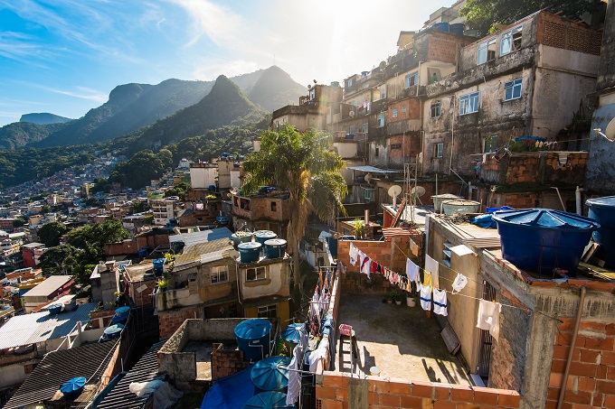 Rocinha favela in Rio de Janeiro