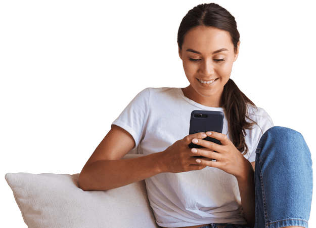 Woman looking at insurance policy ENJ Insurance Group