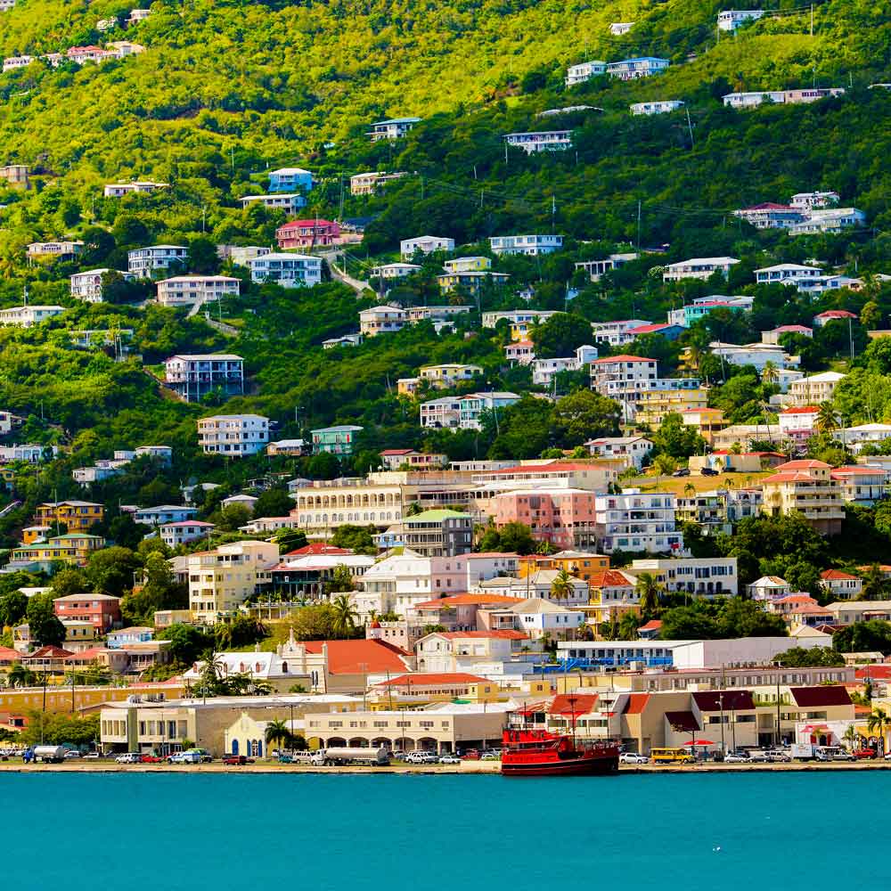Houses along St Thomas coastline insured by Shield Insurance in US Virgin Islands Houses along St Thomas coastline insured by Shield Insurance in US Virgin Islands