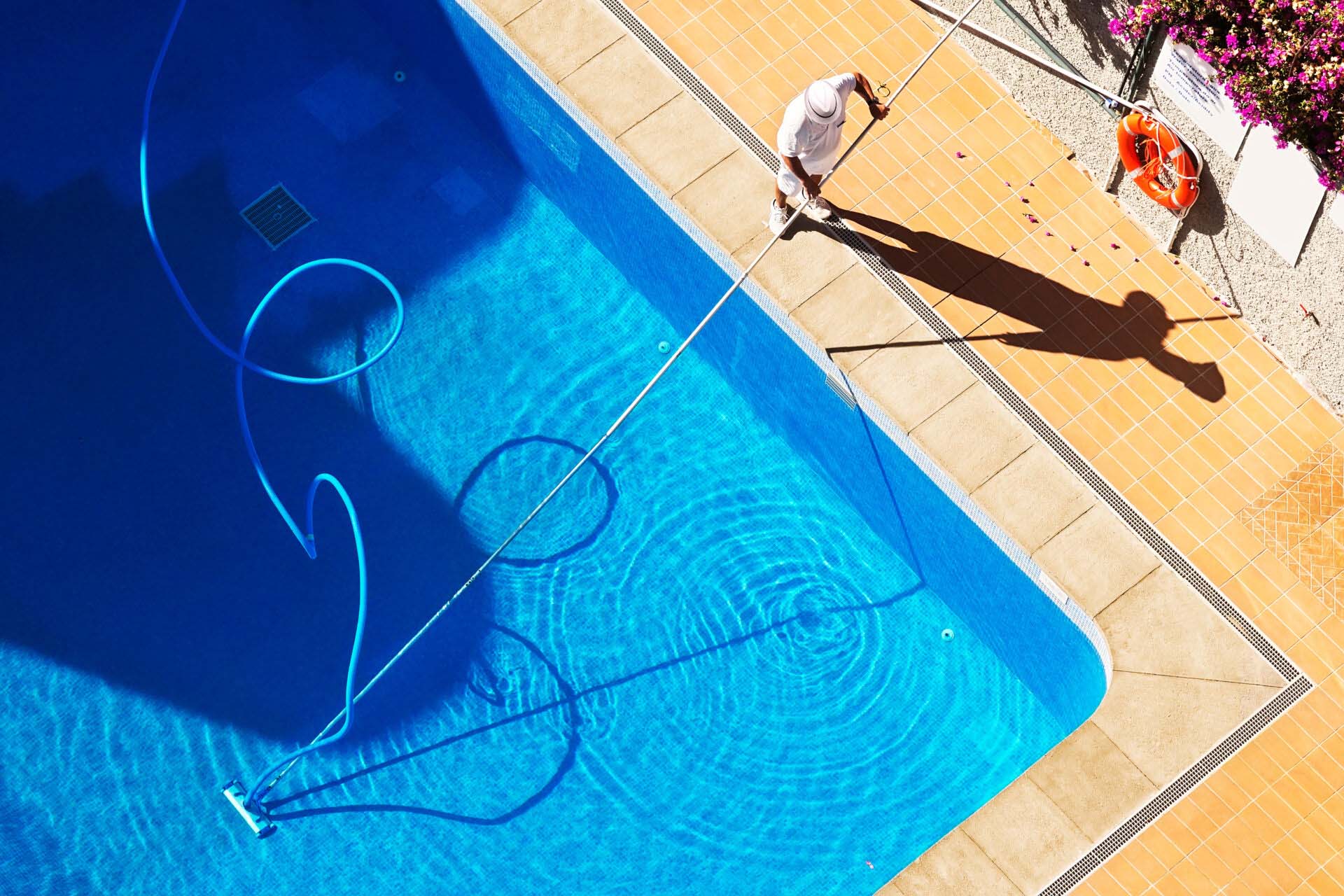 swimming pool cleaning to maintenance by lifeguard worker Insurance for Pool Cleaning Business