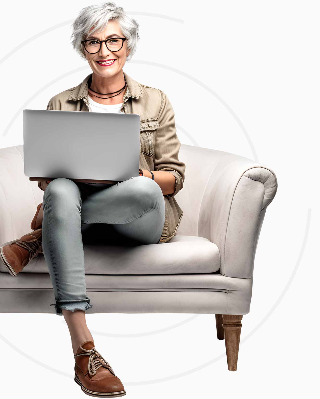 Smiling-Woman-Sitting2 Insuribly Group commercial trucking and business insurance experts in all 50 states